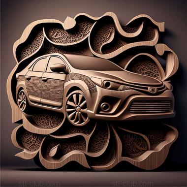 3D model Toyota Avensis (STL)